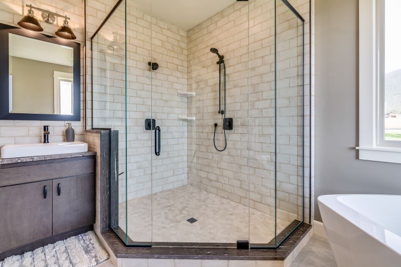 Finished Modern Shower